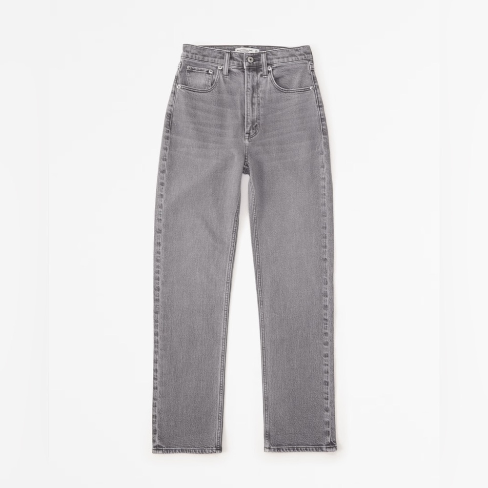 Abercrombie & Fitch Ultra High Rise Ankle Straight Jean Size 00 / 24